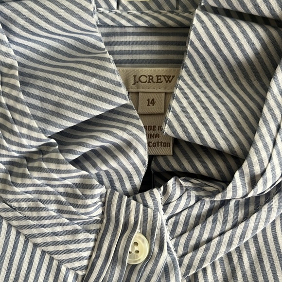 J.Crew Ruffle Collared Shirt - Picture 2 of 2